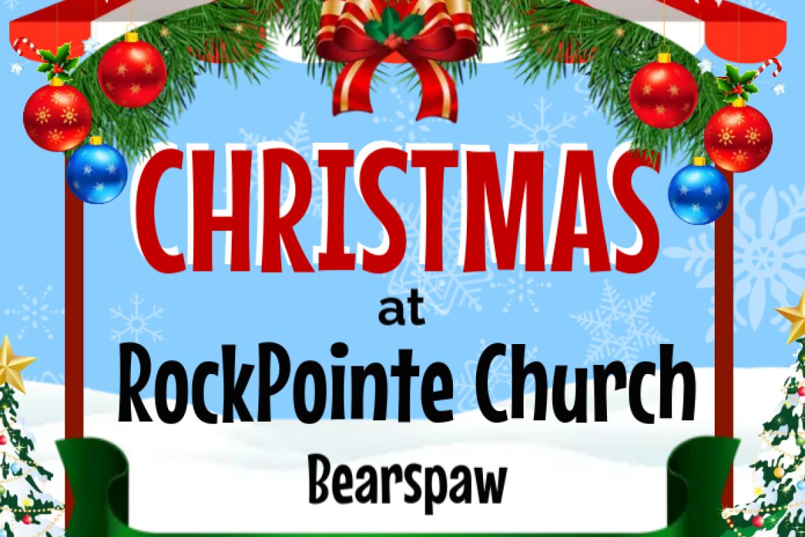 Christmas at RockPointe Church Bearspaw Event Poster