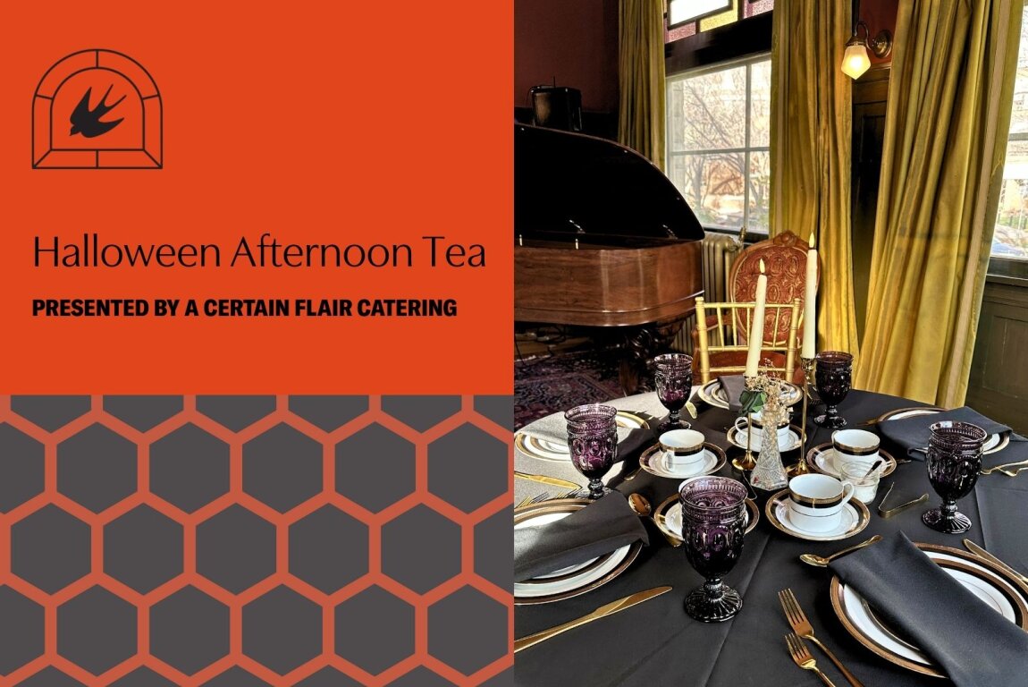 Halloween Afternoon Tea at Lougheed House event poster