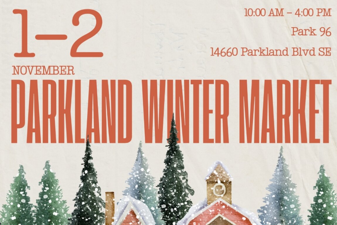 1-2 November Parkland Winter Market