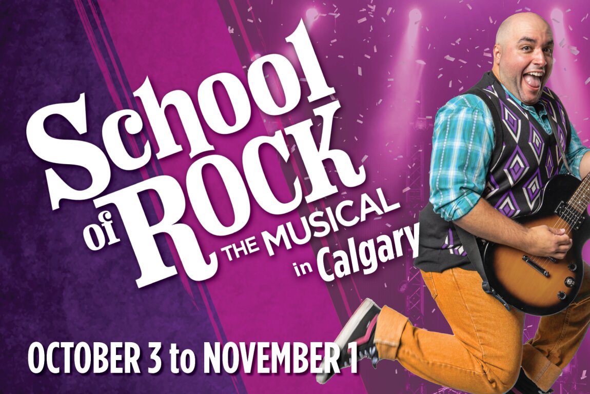 School of Rock the Musical in Calgary event poster