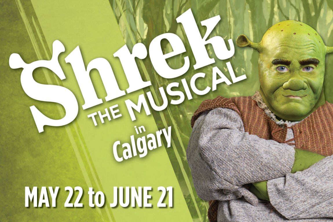 Shrek the Musical in Calgary event poster