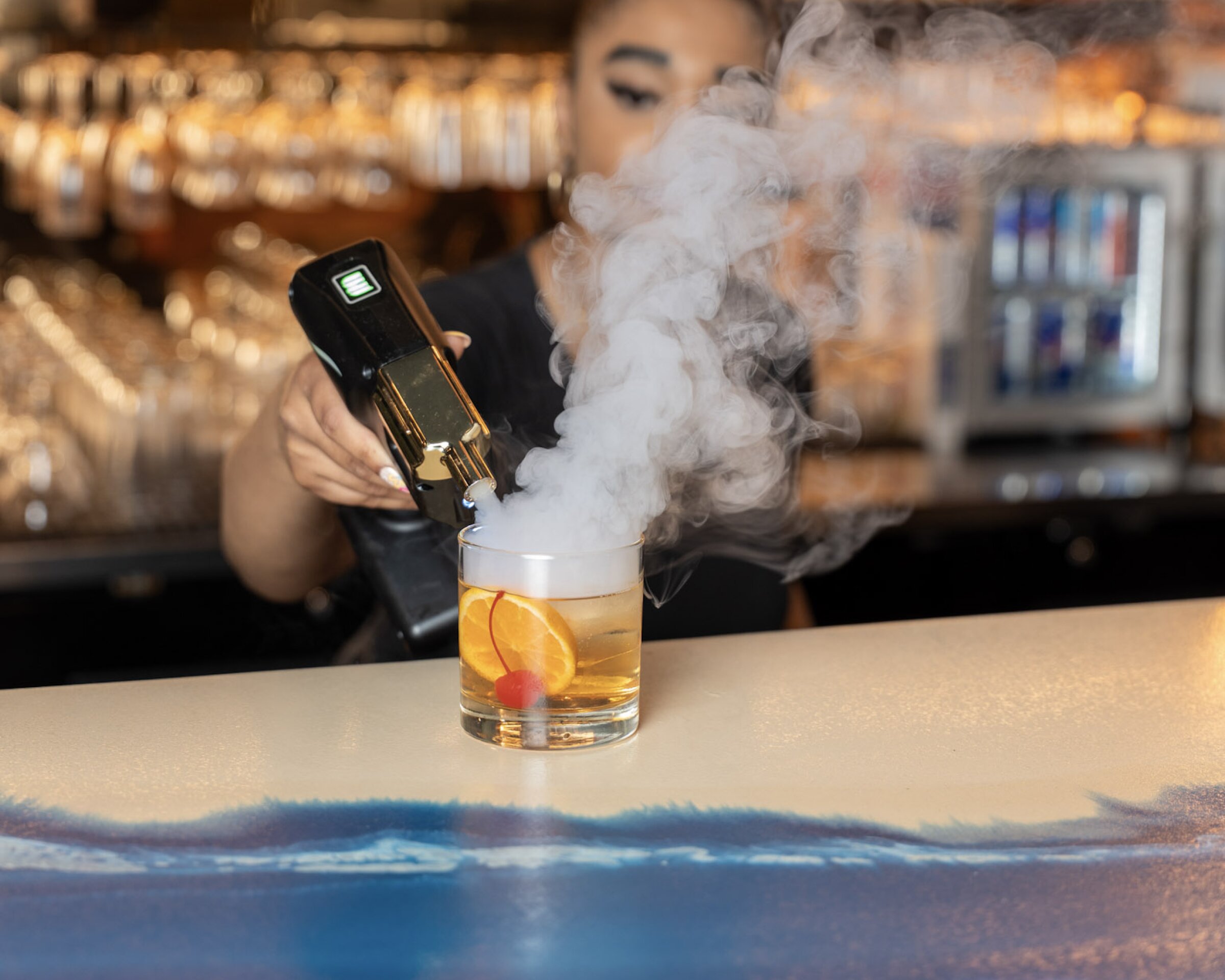 Smoking cocktail