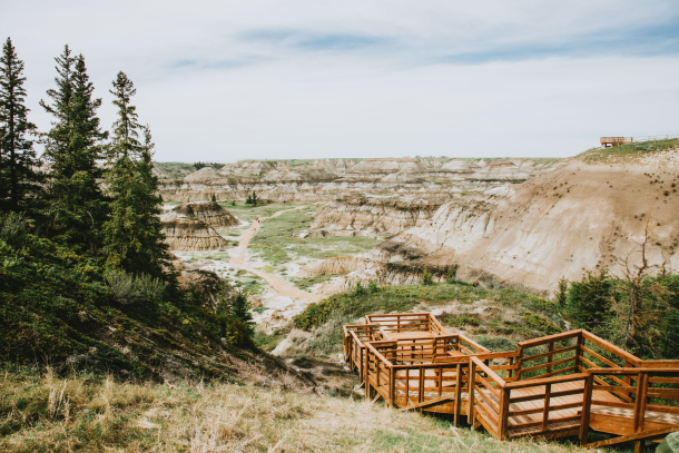 Landscape shot of Horseshoe Canyon