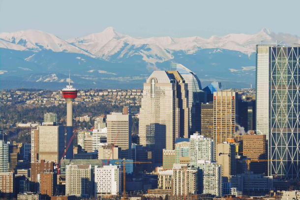 calgary summer skyline