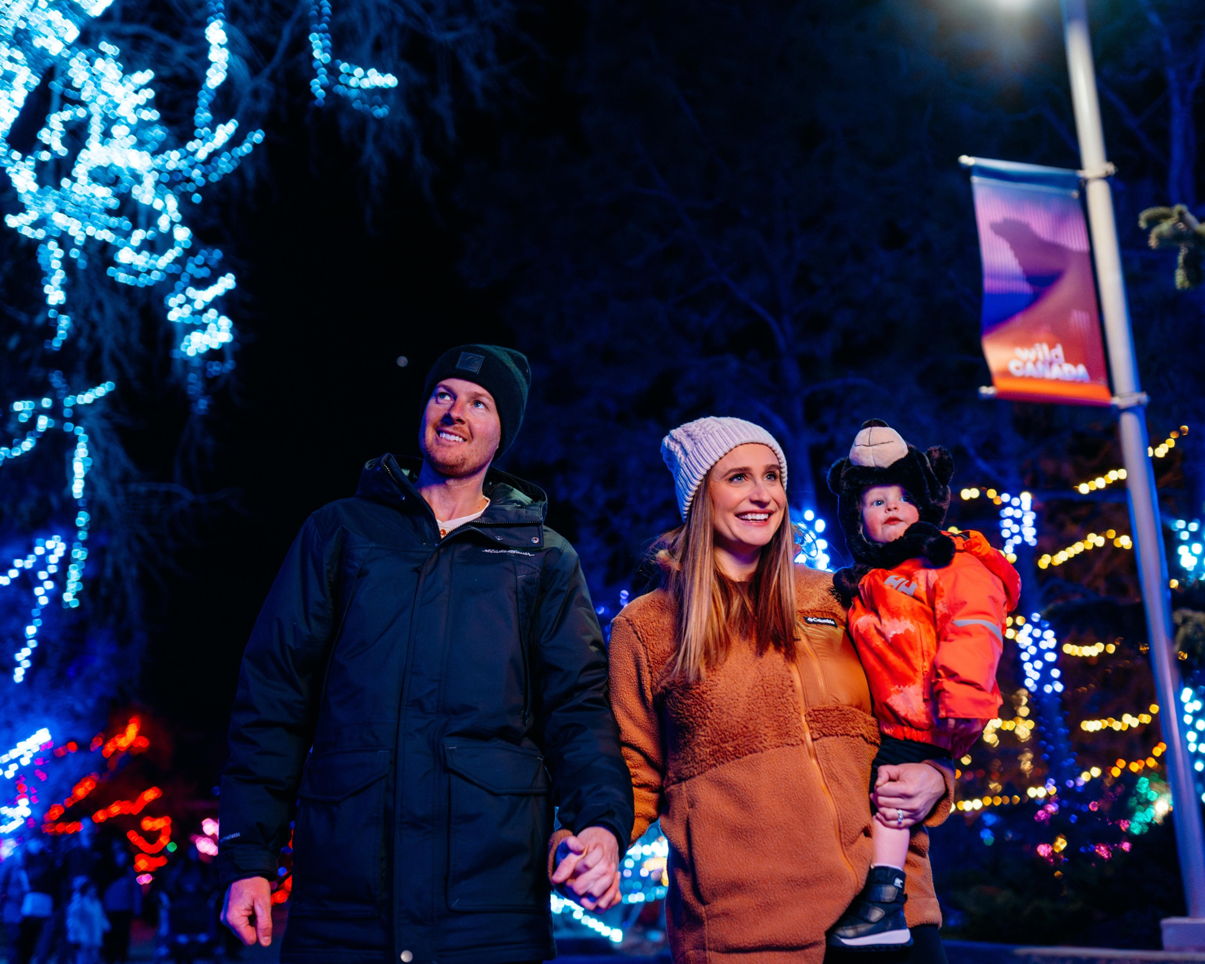 Family enjoying ZOOLIGHTS