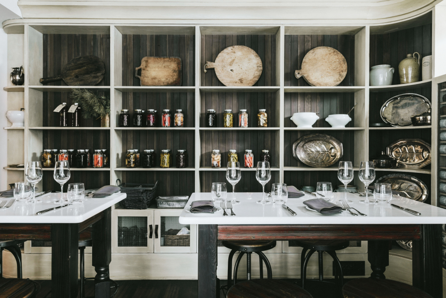 Interior of the Deane House in Calgary