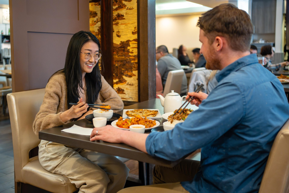 couple dining at Great Taste Chinese Restaurant