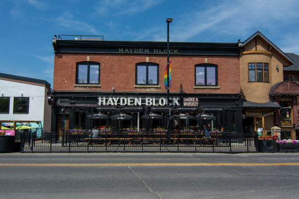 Hayden Block Smoke & Whiskey Exterior