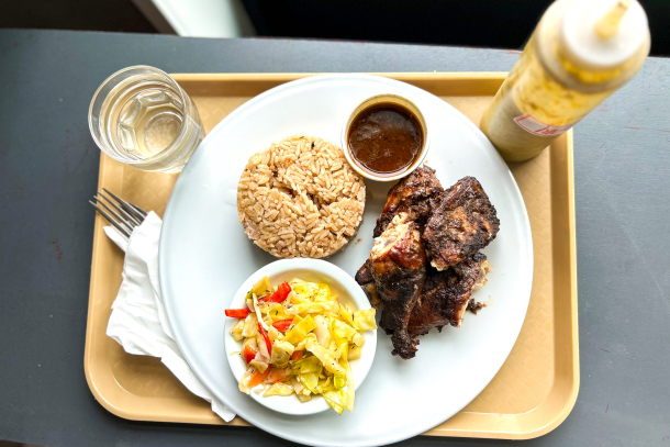 jerk chicken at King Solomon’s Kitchen
