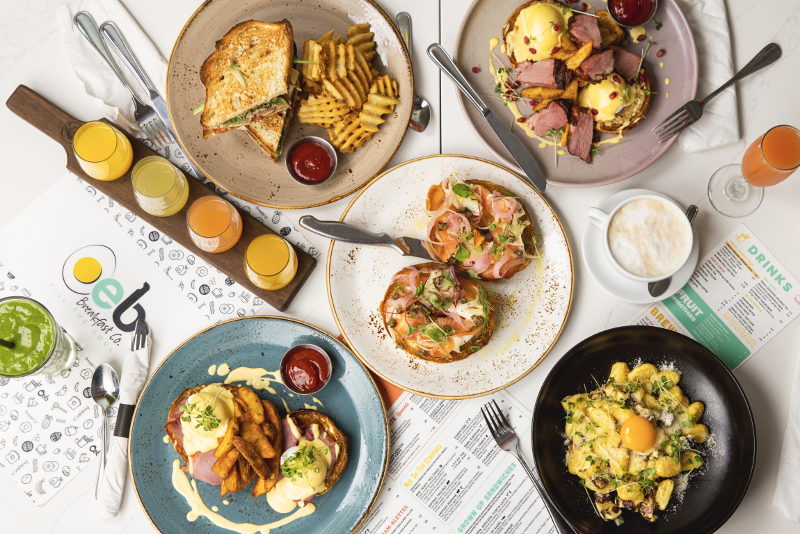 brunch spread at OEB Breakfast Co.