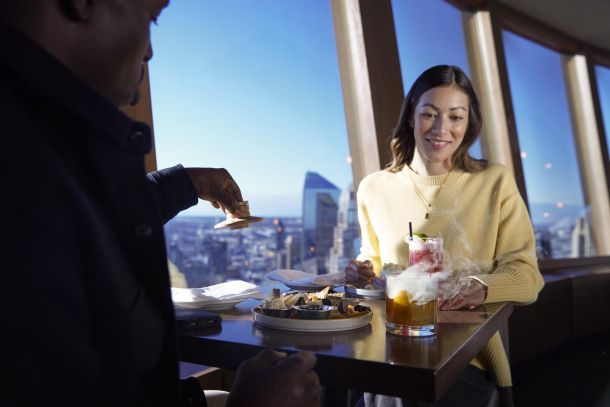 Dine in style at the top of the Calgary Tower
