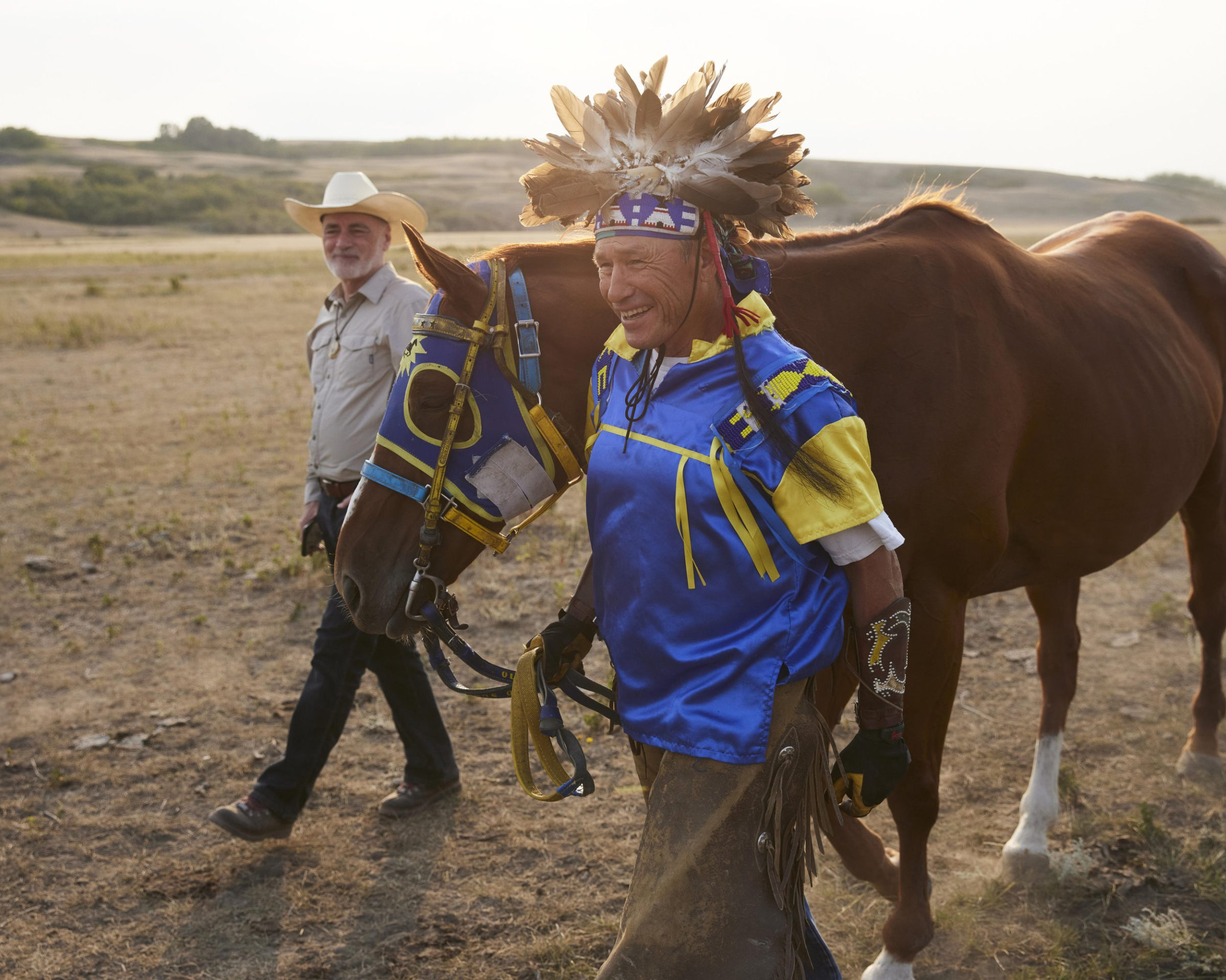 Old Sun Relay Race Team at Siksika Reserve