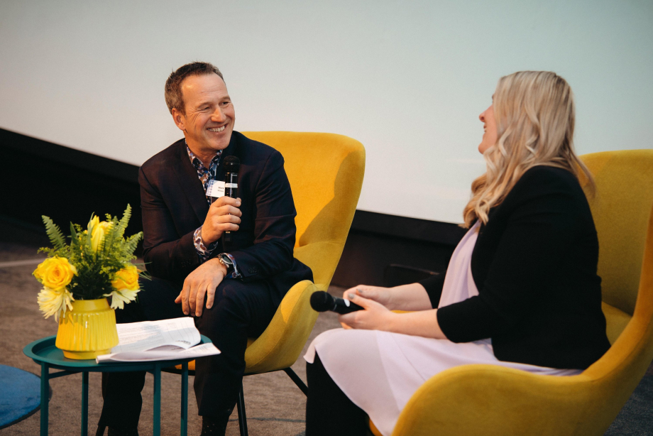 Alisha Reynolds and Mark Wilson fireside chat