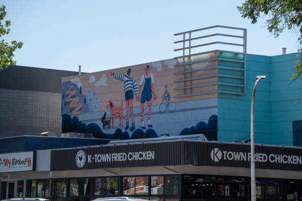 mural in Crescent Heights