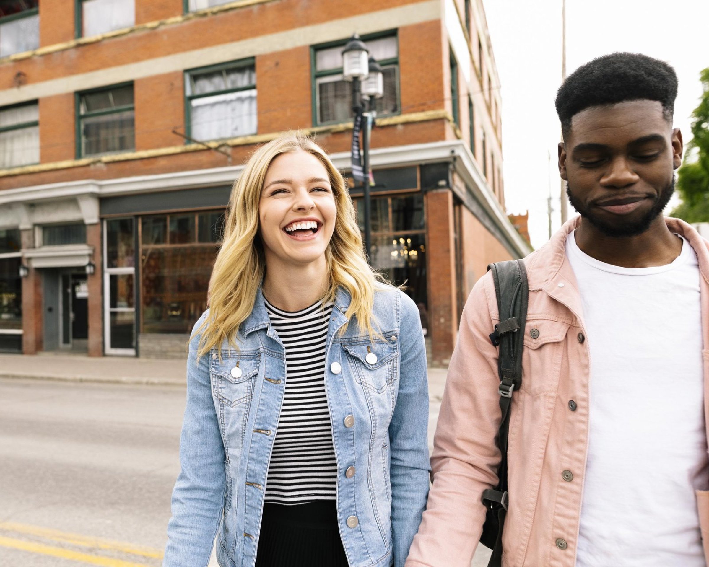 couple walking in Inglewood