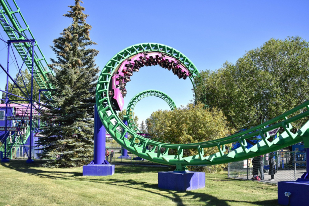Calaway Park rollercoaster