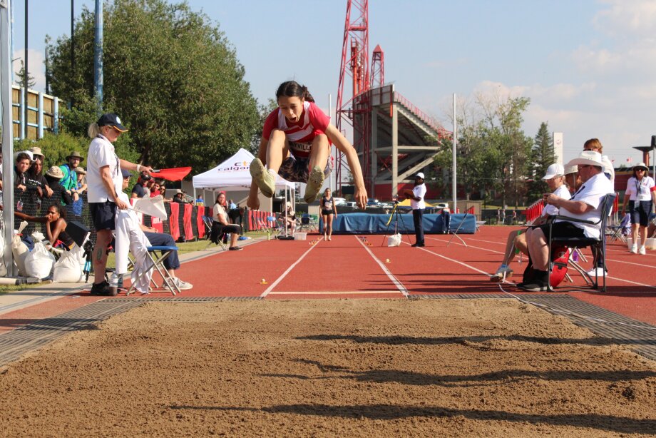 long jump competition