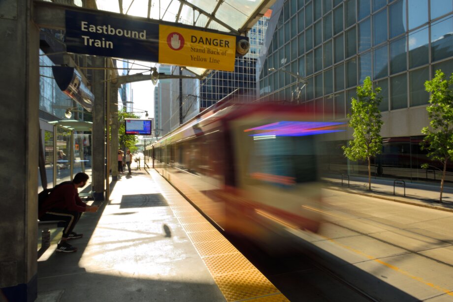 CTrain Station downtown Calgary