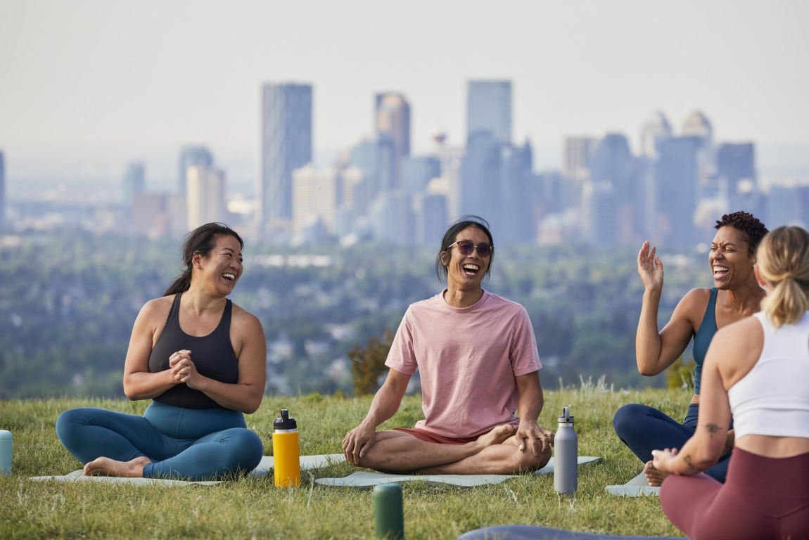 Yoga at Nose Hill Park