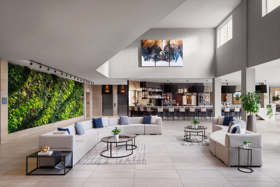 the westin calgary airport lobby