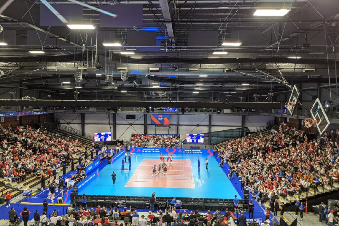 Volleyball match at 7 Chiefs Sports Complex